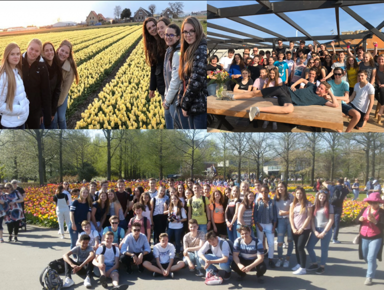 Évenkénti holland cserediák-kapcsolatunk van.